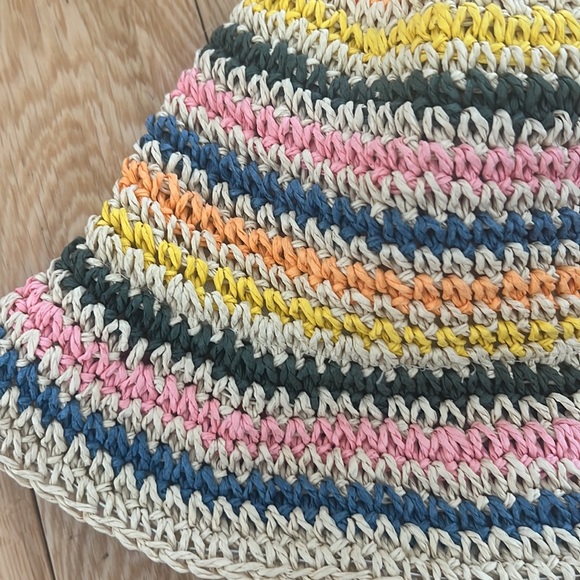 Straw Bucket Hat - Picture 2 of 3